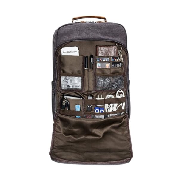 Zippered Bulge Bagpack - Image 7